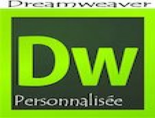 Formation Dreamweaver – Personnalisée